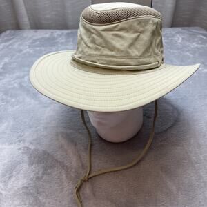 Henschel Vented Camper Boonie Hat Size M Khaki Green Boating Sailing Fishing